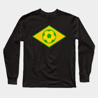 Brazil Country And Flag Long Sleeve T-Shirt